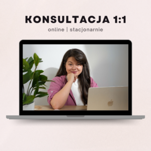 Konsultacja 1:1 (online lub stacjonarnie)